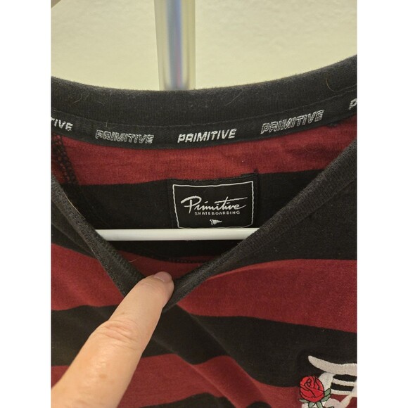 Primitive Skateboarding Apparel Men's M Embroidered Dirty P Rosebud Tee T-Shirt - Picture 2 of 6